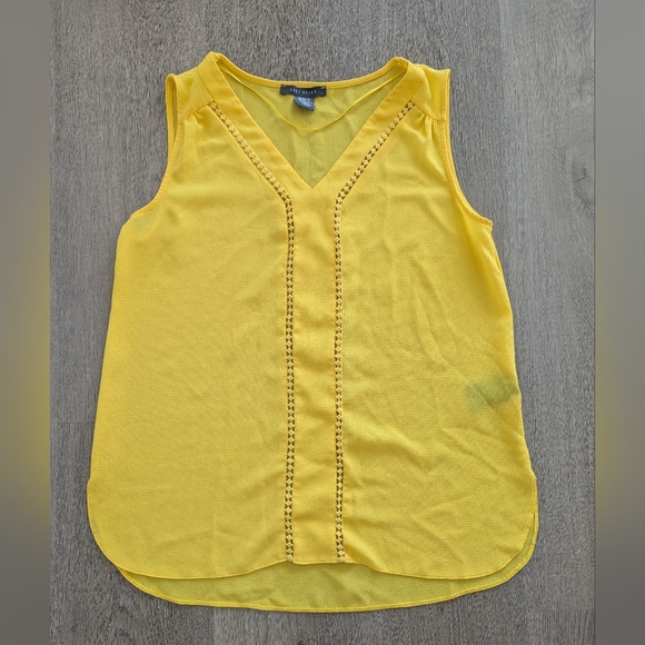 Yellow sheer top - Picture 1 of 4